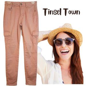 Tinseltown Women's Brown Skinny Pants